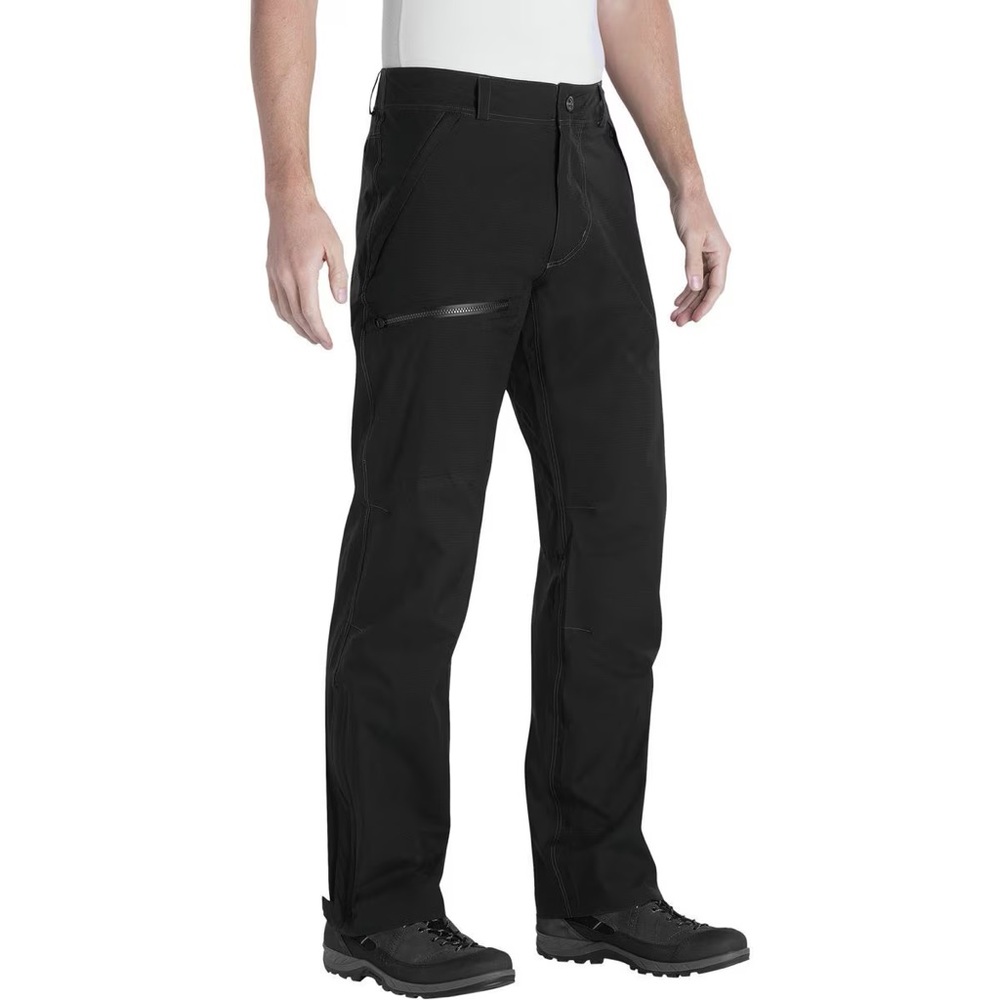 KUHL Mens Jetstream Rain Pant 36x32 Performance Waterproof 100% Nylon Ankle Zip